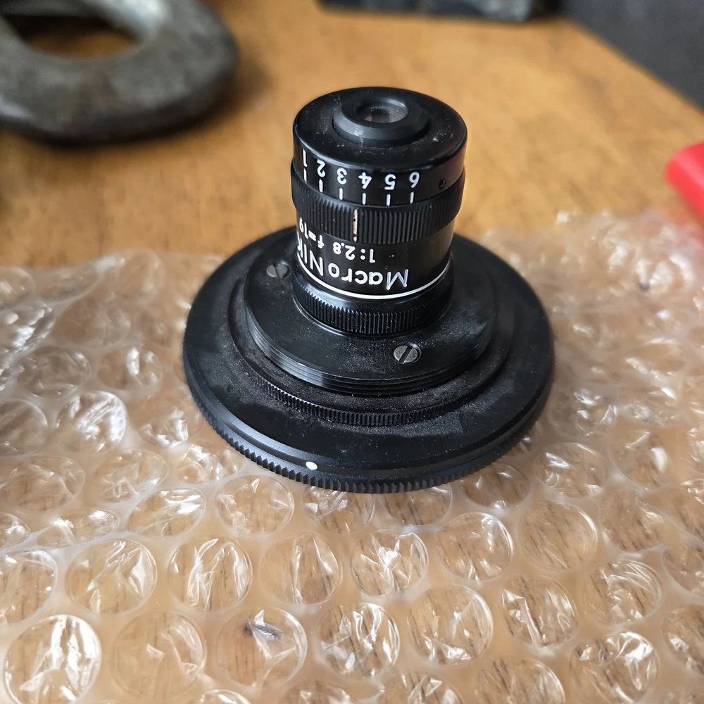 Premium Black Camera Lens for Precision Photography